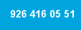 926 416 05 51 926 416 05 51